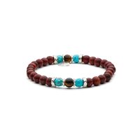 Bracciale Antracite Wood in Legno Pietre dure BWD03 VUDU'
